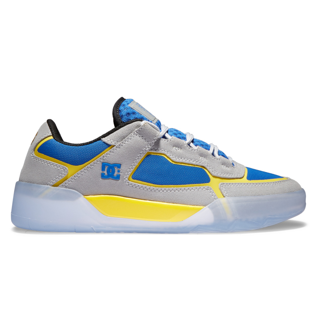 Chaussure Skate DC Shoes Hongo x DC Metric Grise Bleu Jaune Homme | YBM-58955976