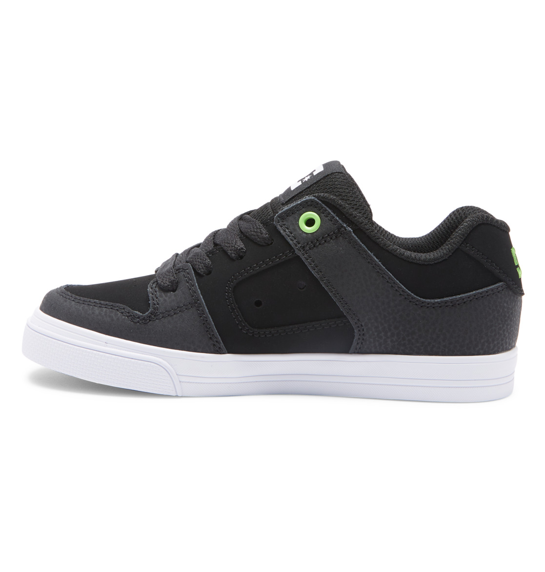 Baskets DC Shoes Pure Noir Grise Vert Enfant | DLP-33157289