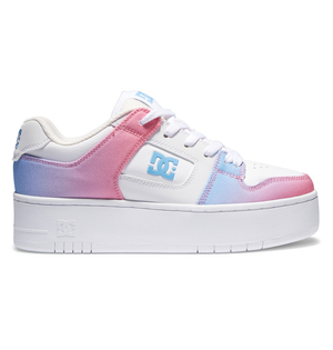 Baskets DC Shoes Manteca 4 Plateforme for Bleu Rose Femme | TGI-25432551