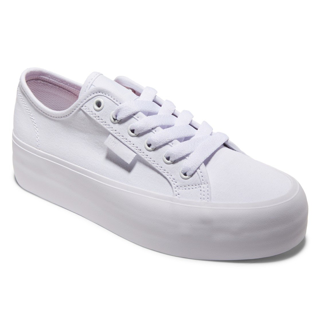 Baskets DC Shoes Manual Plateforme Blanche Femme | DUJ-01089970