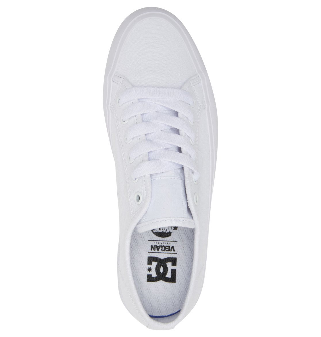 Baskets DC Shoes Manual Plateforme Blanche Femme | DUJ-01089970