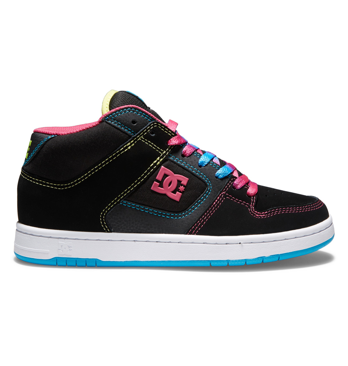 Baskets DC Shoes Manteca 4 MID Mid-Top Noir Multicolore Femme | QCE-96954603