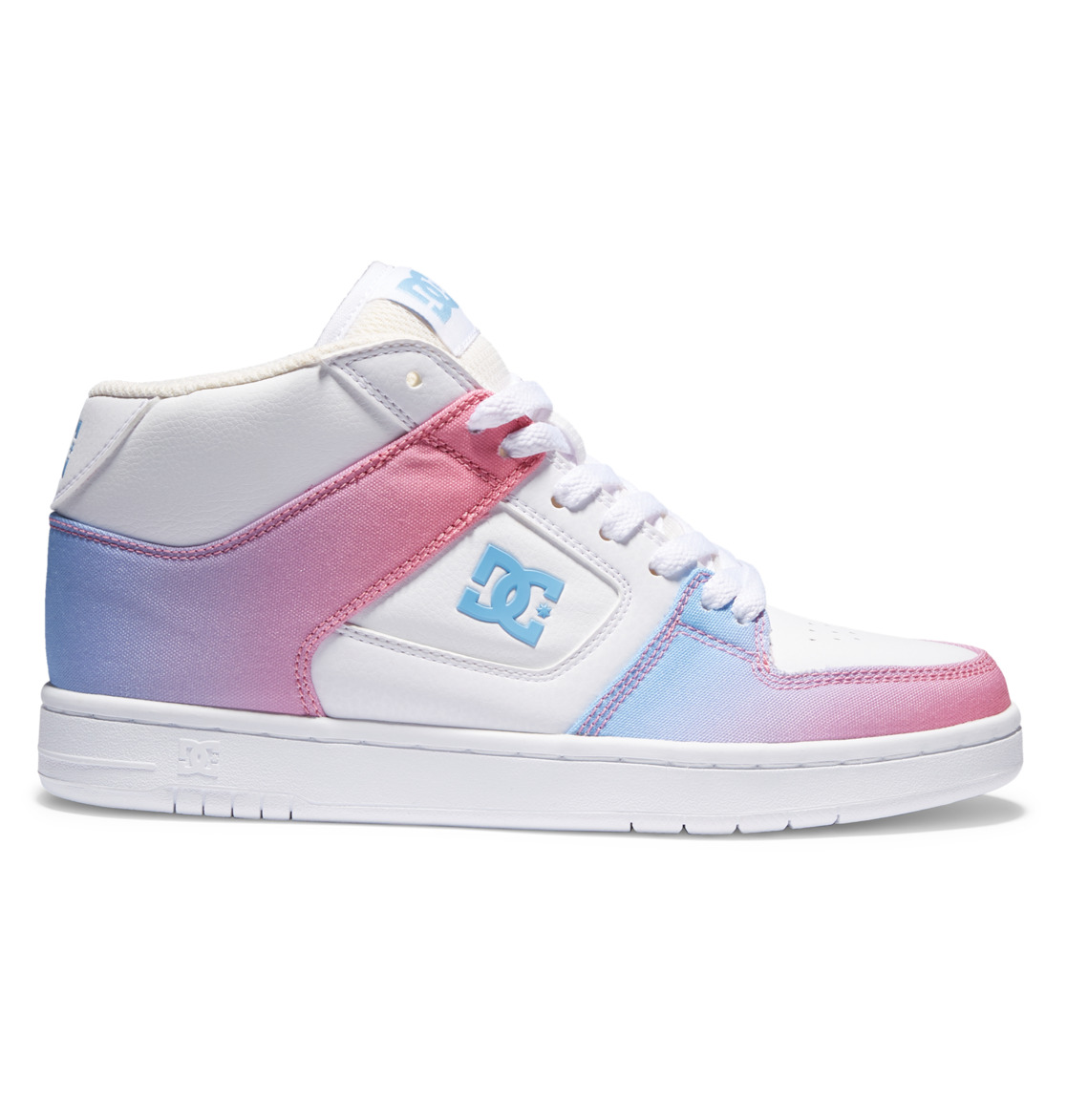 Baskets DC Shoes Manteca 4 MID Mid-Top Bleu Rose Femme | JJC-05715258