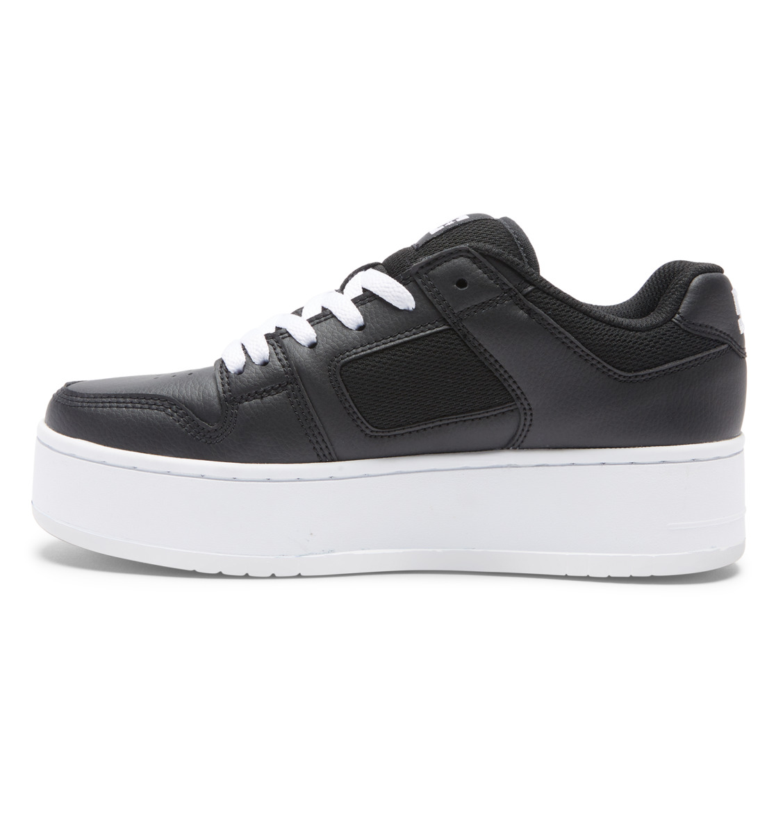 Baskets DC Shoes Manteca 4 Plateforme for Noir Blanche Femme | YCV-41874847