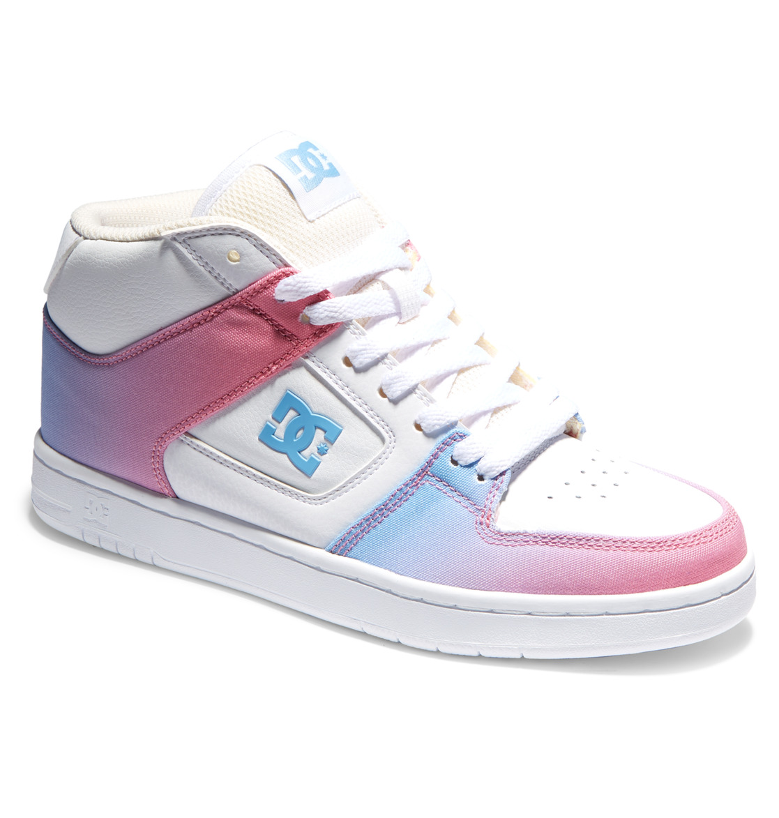 Baskets DC Shoes Manteca 4 MID Mid-Top Bleu Rose Femme | JJC-05715258