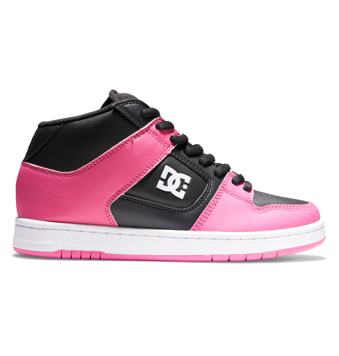 Baskets DC Shoes Manteca 4 MID Mid-Top Noir Rose Femme | WYV-31299499