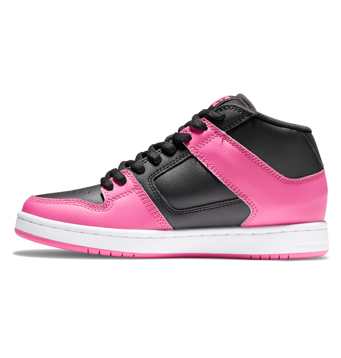 Baskets DC Shoes Manteca 4 MID Mid-Top Noir Rose Femme | WYV-31299499