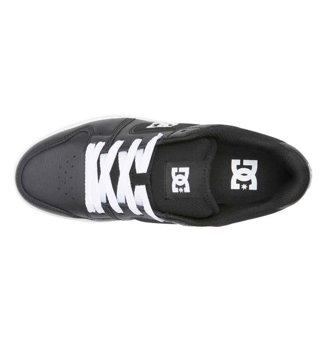 Baskets DC Shoes Manteca 4 Plateforme for Noir Blanche Femme | YCV-41874847