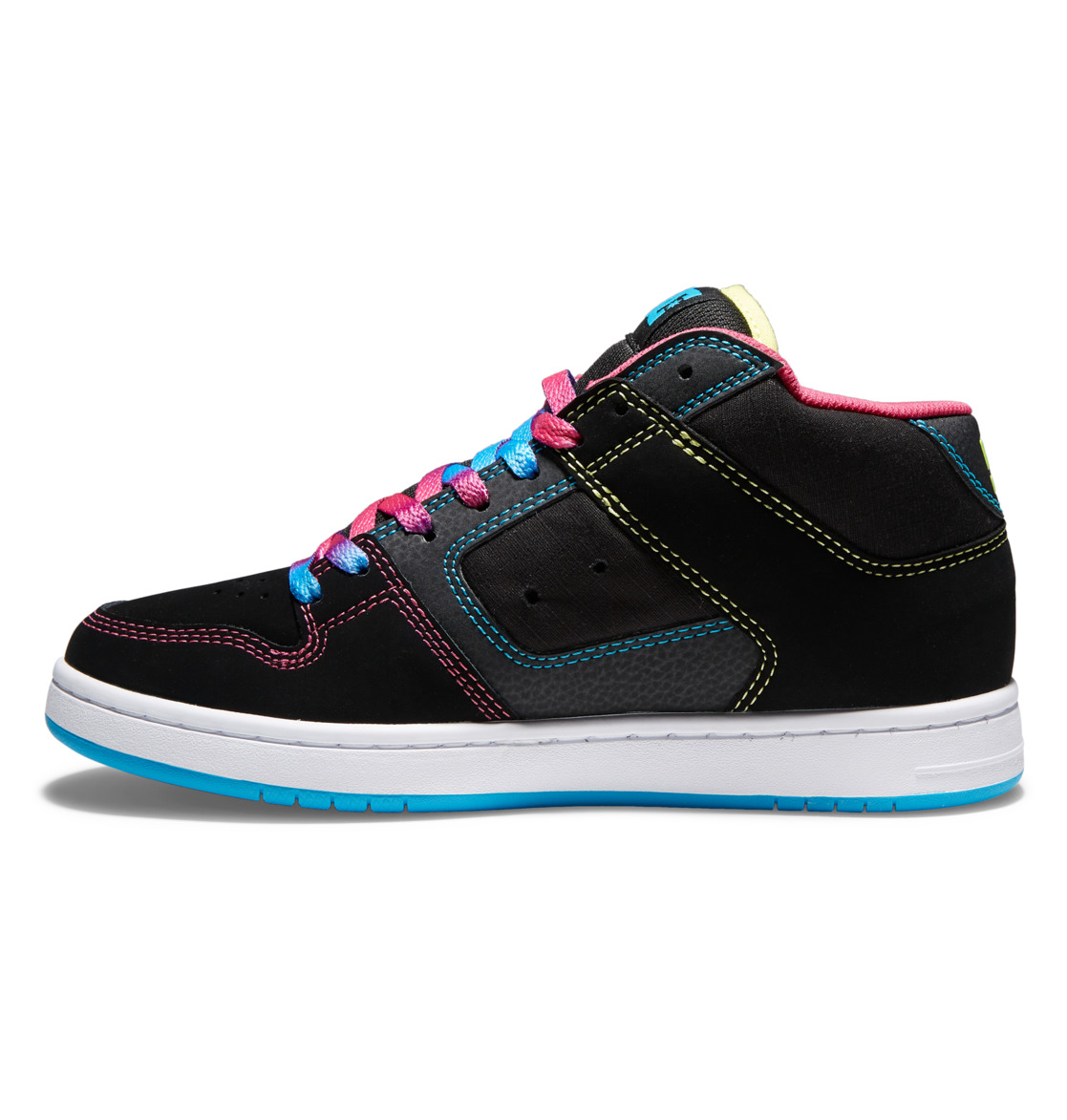 Baskets DC Shoes Manteca 4 MID Mid-Top Noir Multicolore Femme | QCE-96954603