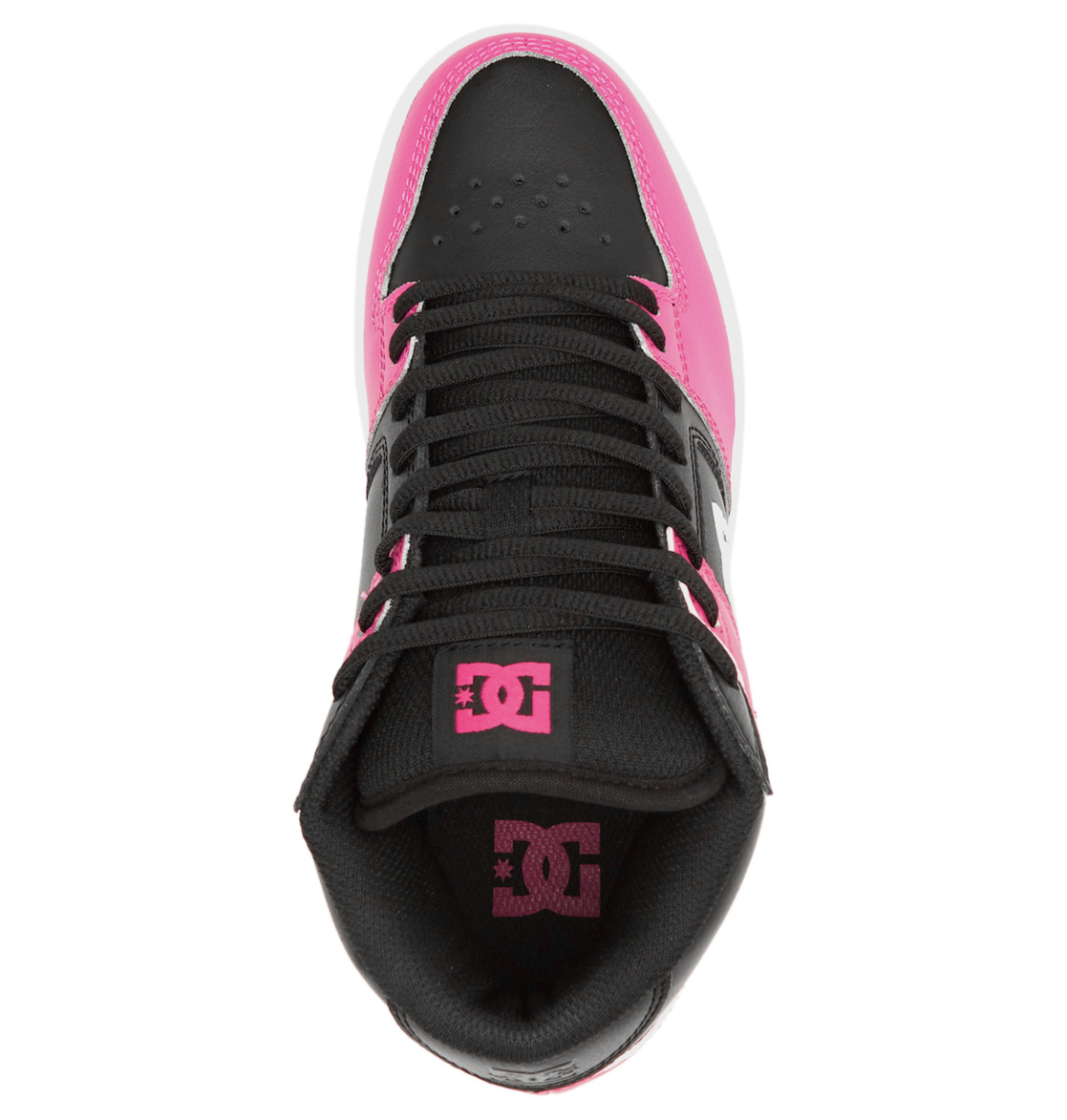 Baskets DC Shoes Manteca 4 MID Mid-Top Noir Rose Femme | WYV-31299499