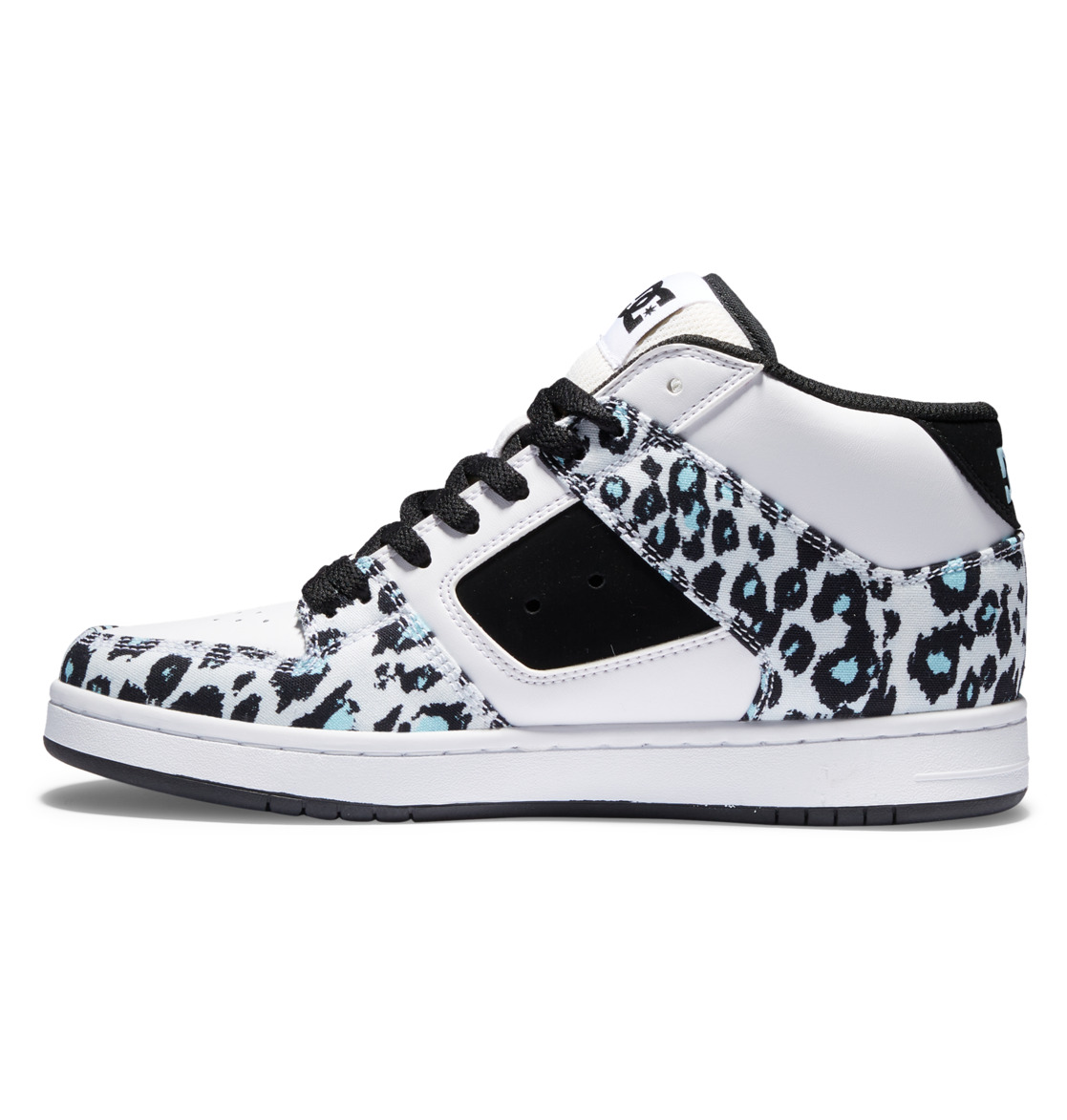 Baskets DC Shoes Manteca 4 MID Mid-Top Bleu Clair Noir Blanche Femme | MEV-26039259