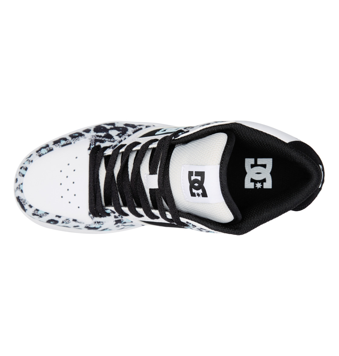 Baskets DC Shoes Manteca 4 MID Mid-Top Bleu Clair Noir Blanche Femme | MEV-26039259