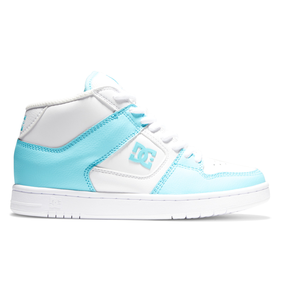 Baskets DC Shoes Manteca 4 MID Mid-Top Blanche Bleu Femme | CJP-08858096