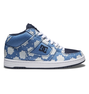 Baskets DC Shoes Manteca 4 MID Mid-Top Bleu Foncé Femme | FJU-22586102