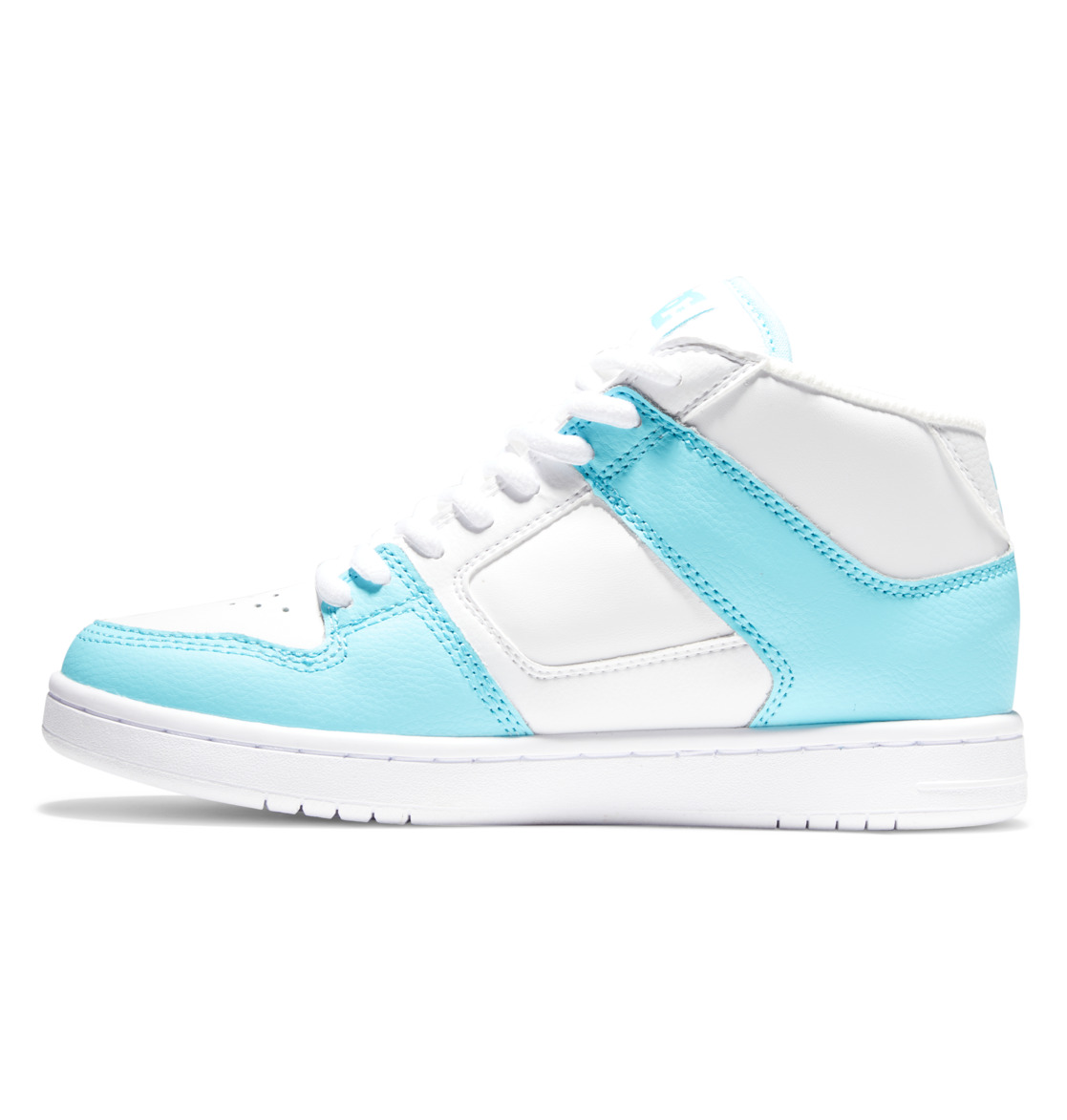 Baskets DC Shoes Manteca 4 MID Mid-Top Blanche Bleu Femme | CJP-08858096