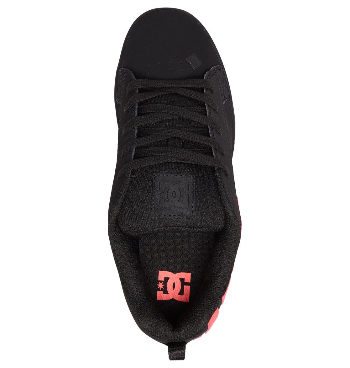 Baskets DC Shoes Court Graffik Noir Rose Femme | KPX-61995759