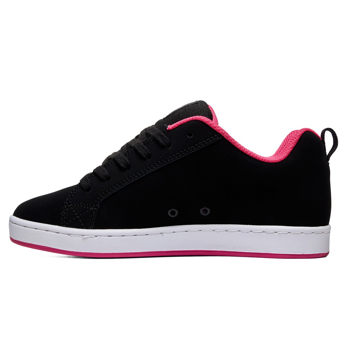 Baskets DC Shoes Court Graffik Noir Rose Femme | CWK-08425421