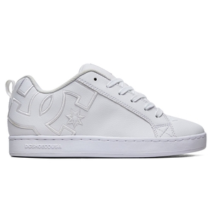 Baskets DC Shoes Court Graffik Blanche Femme | NLV-00239207