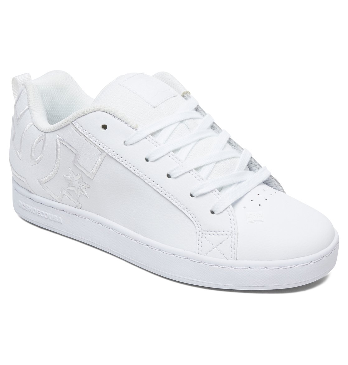 Baskets DC Shoes Court Graffik Blanche Femme | NLV-00239207