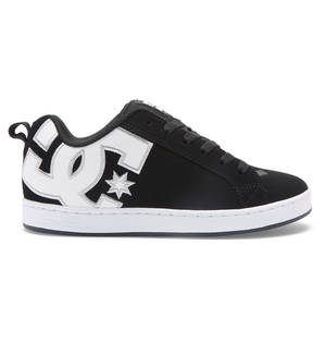 Baskets DC Shoes Court Graffik Noir Blanche Femme | FSN-91318363