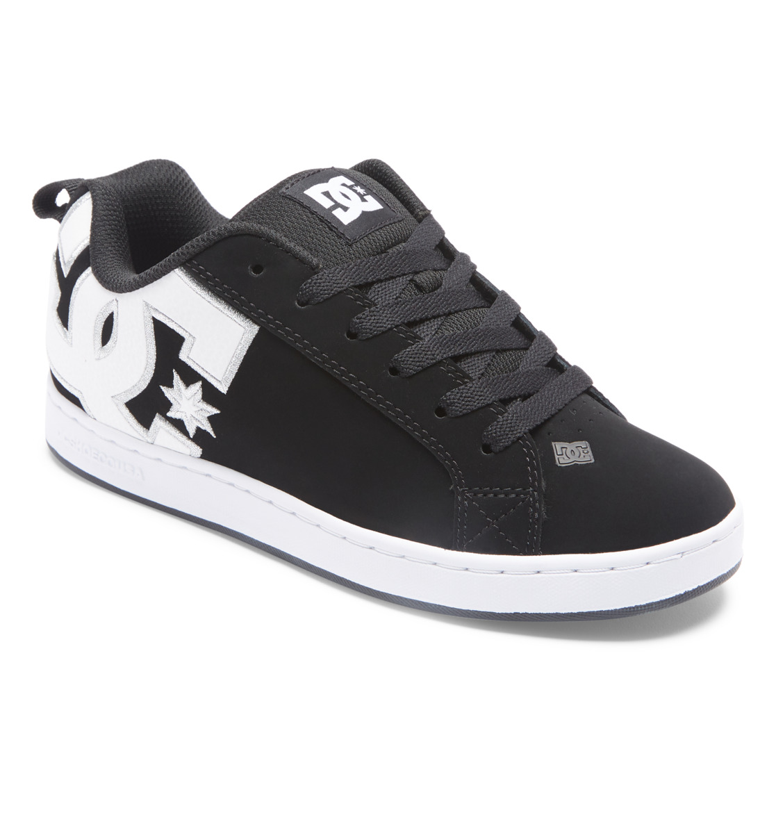 Baskets DC Shoes Court Graffik Noir Blanche Femme | FSN-91318363