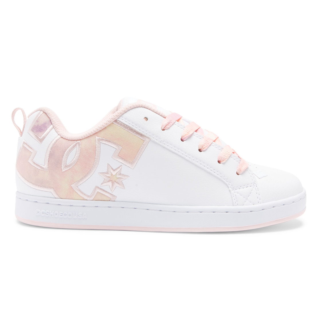 Baskets DC Shoes Court Graffik Corail Femme | KAV-83544393