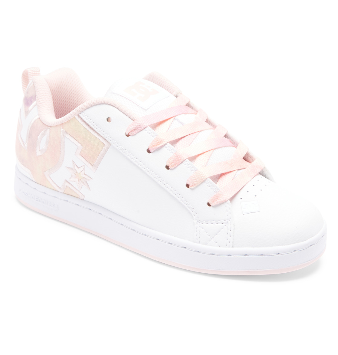 Baskets DC Shoes Court Graffik Corail Femme | KAV-83544393