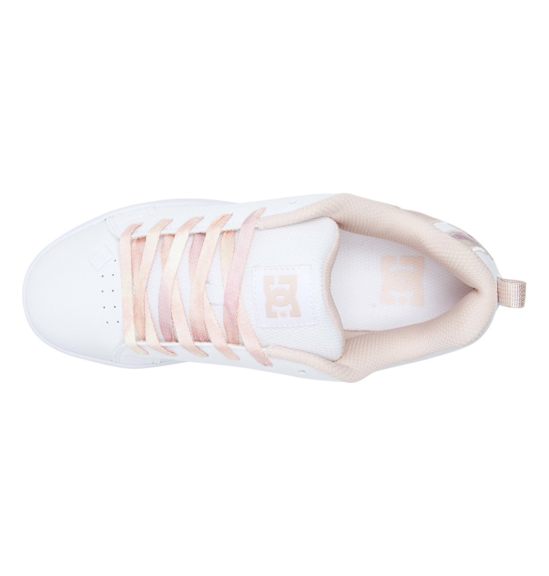 Baskets DC Shoes Court Graffik Corail Femme | KAV-83544393