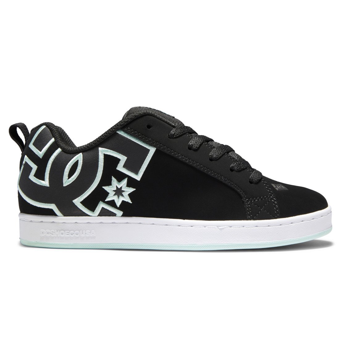 Baskets DC Shoes Court Graffik Noir Vert Femme | FJQ-32050997