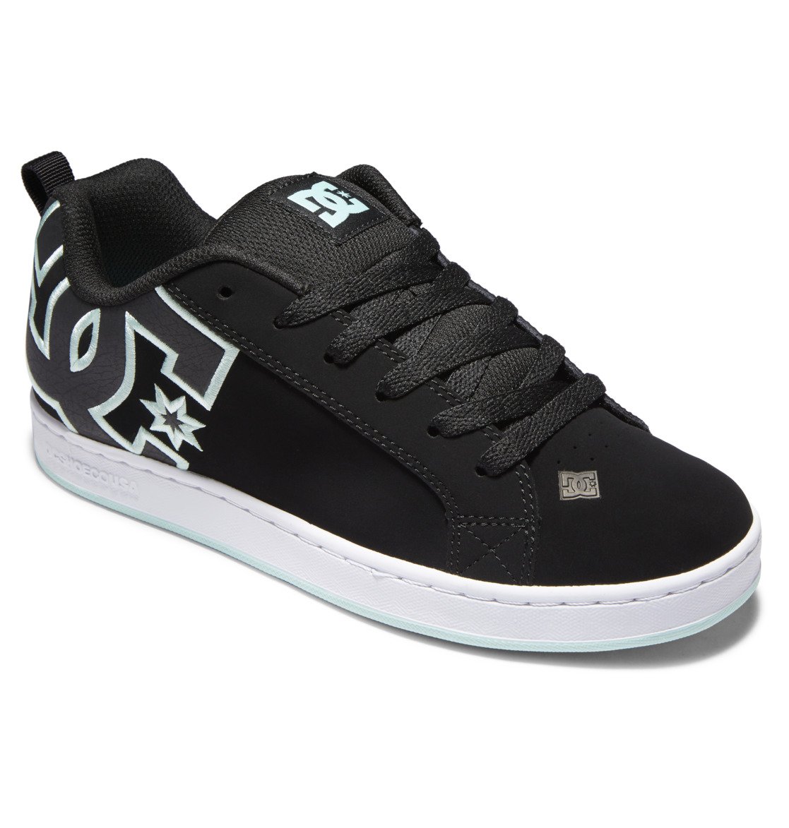 Baskets DC Shoes Court Graffik Noir Vert Femme | FJQ-32050997