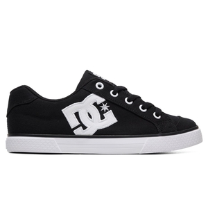 Baskets DC Shoes Chelsea Tela Noir Blanche Femme | NAH-07776427