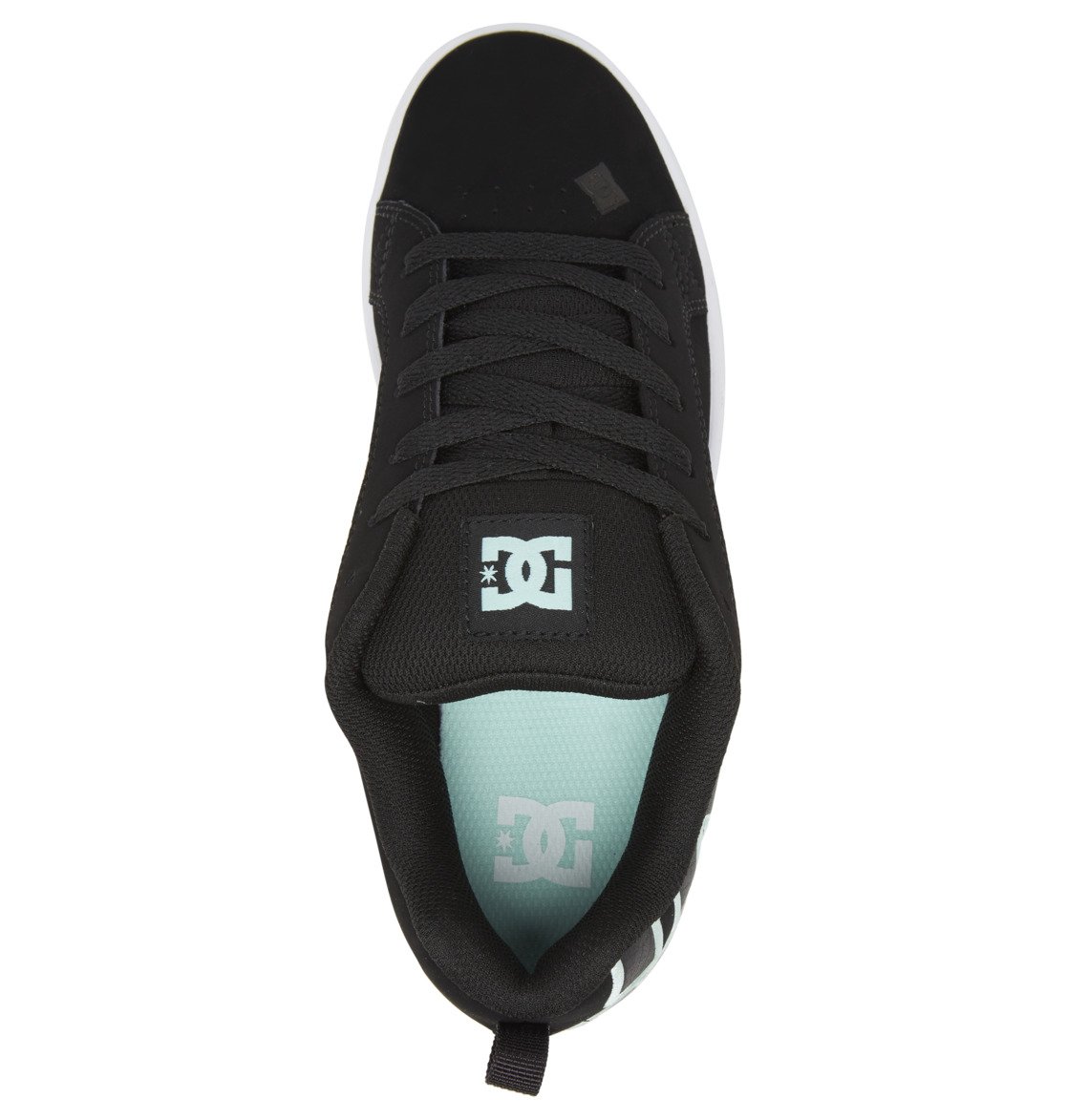 Baskets DC Shoes Court Graffik Noir Vert Femme | FJQ-32050997