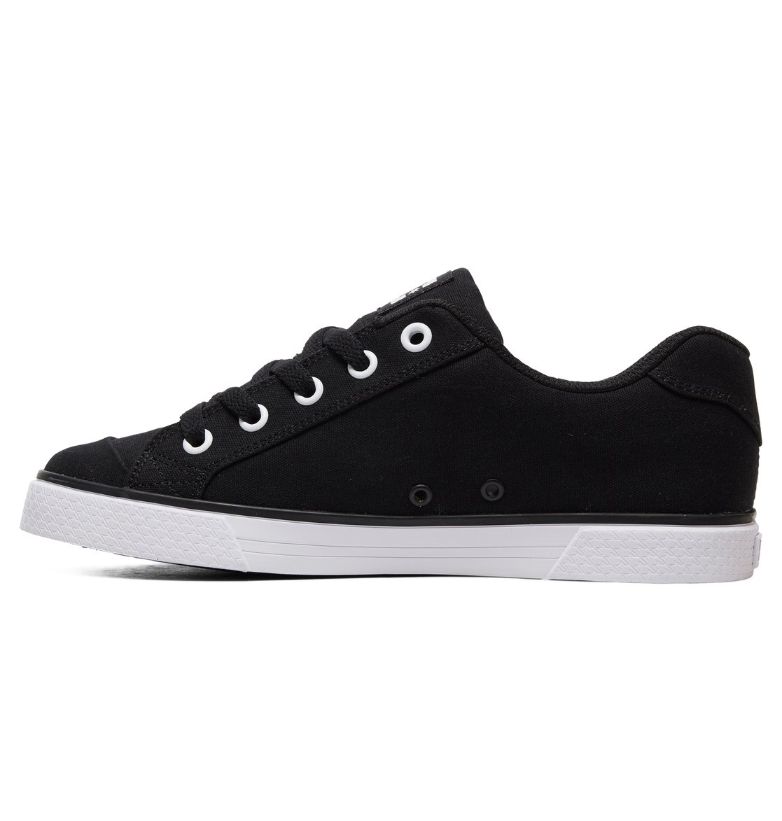 Baskets DC Shoes Chelsea Tela Noir Blanche Femme | NAH-07776427