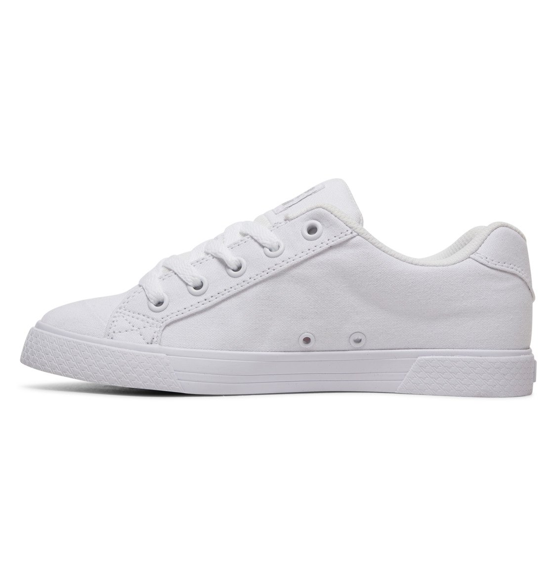 Baskets DC Shoes Chelsea Tela Blanche Argent Femme | GMY-41265668