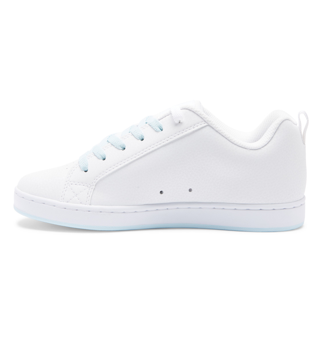 Baskets DC Shoes Court Graffik Bleu Clair Blanche Femme | BLS-38948768