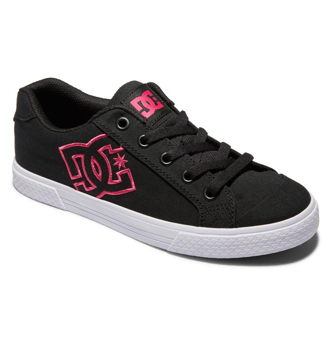 Baskets DC Shoes Chelsea Noir Blanche Femme | RLJ-40347553