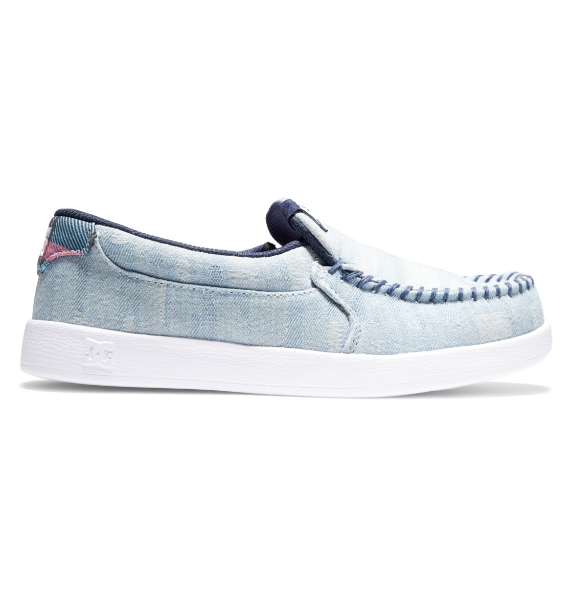 Mocassin DC Shoes Villain Bleu Femme | YIJ-72297167