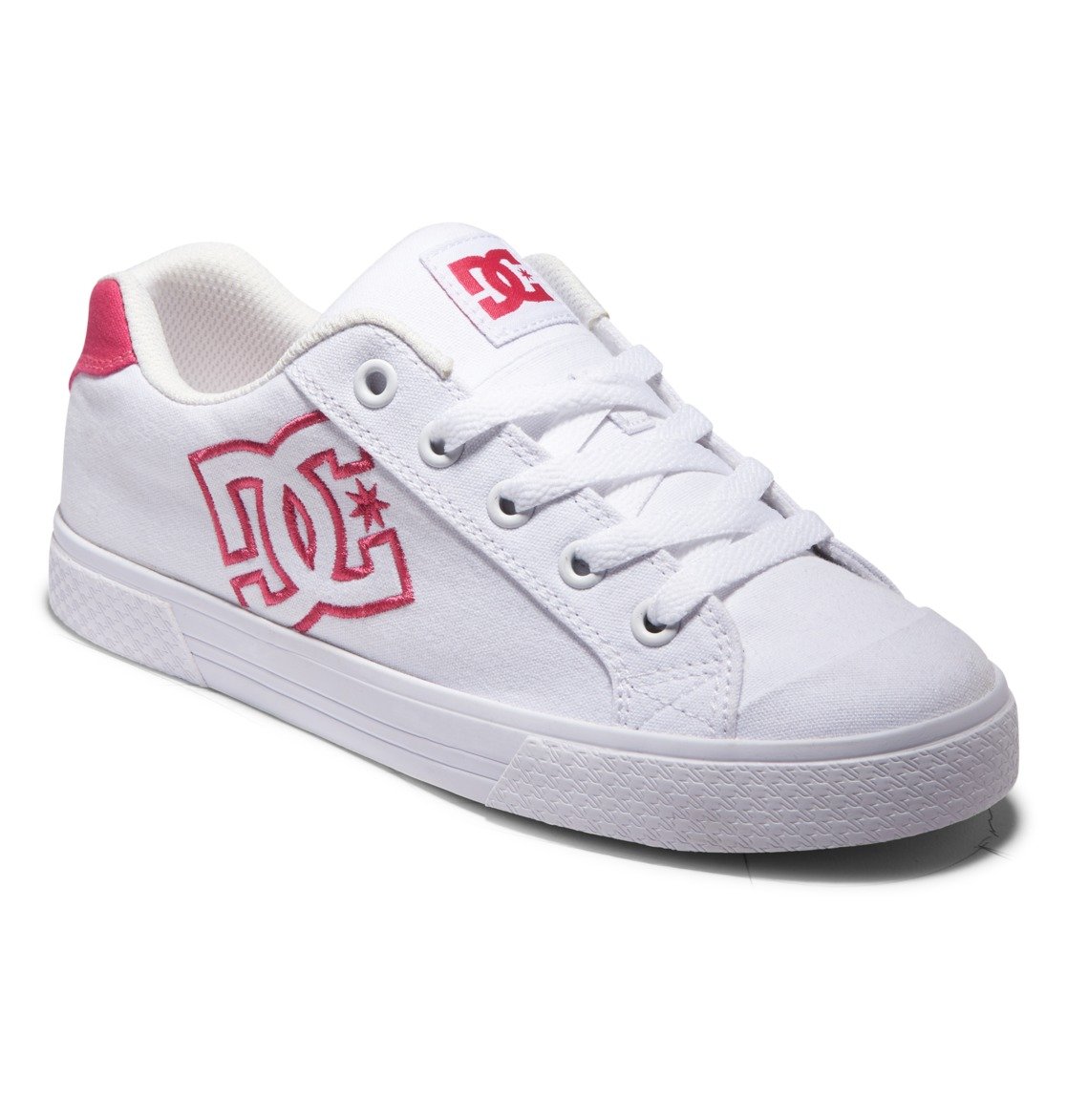 Baskets DC Shoes Chelsea Blanche Rose Femme | AQK-87000807