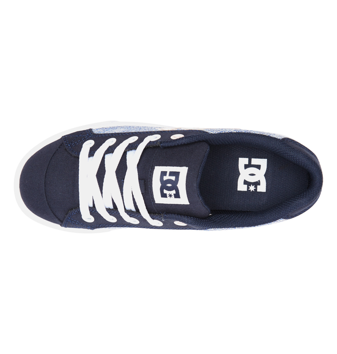 Baskets DC Shoes Chelsea Bleu Blanche Femme | CQF-87471393