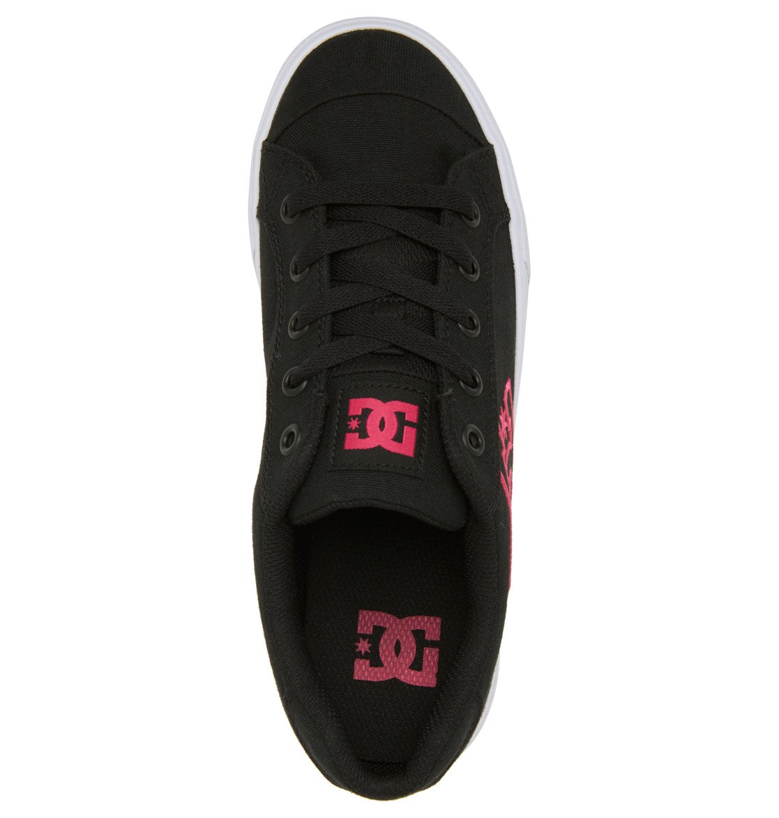 Baskets DC Shoes Chelsea Noir Blanche Femme | RLJ-40347553