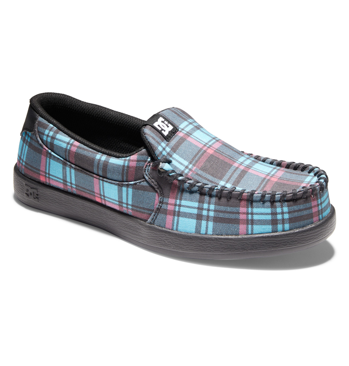 Mocassin DC Shoes Villain Bleu Femme | QAK-92946011