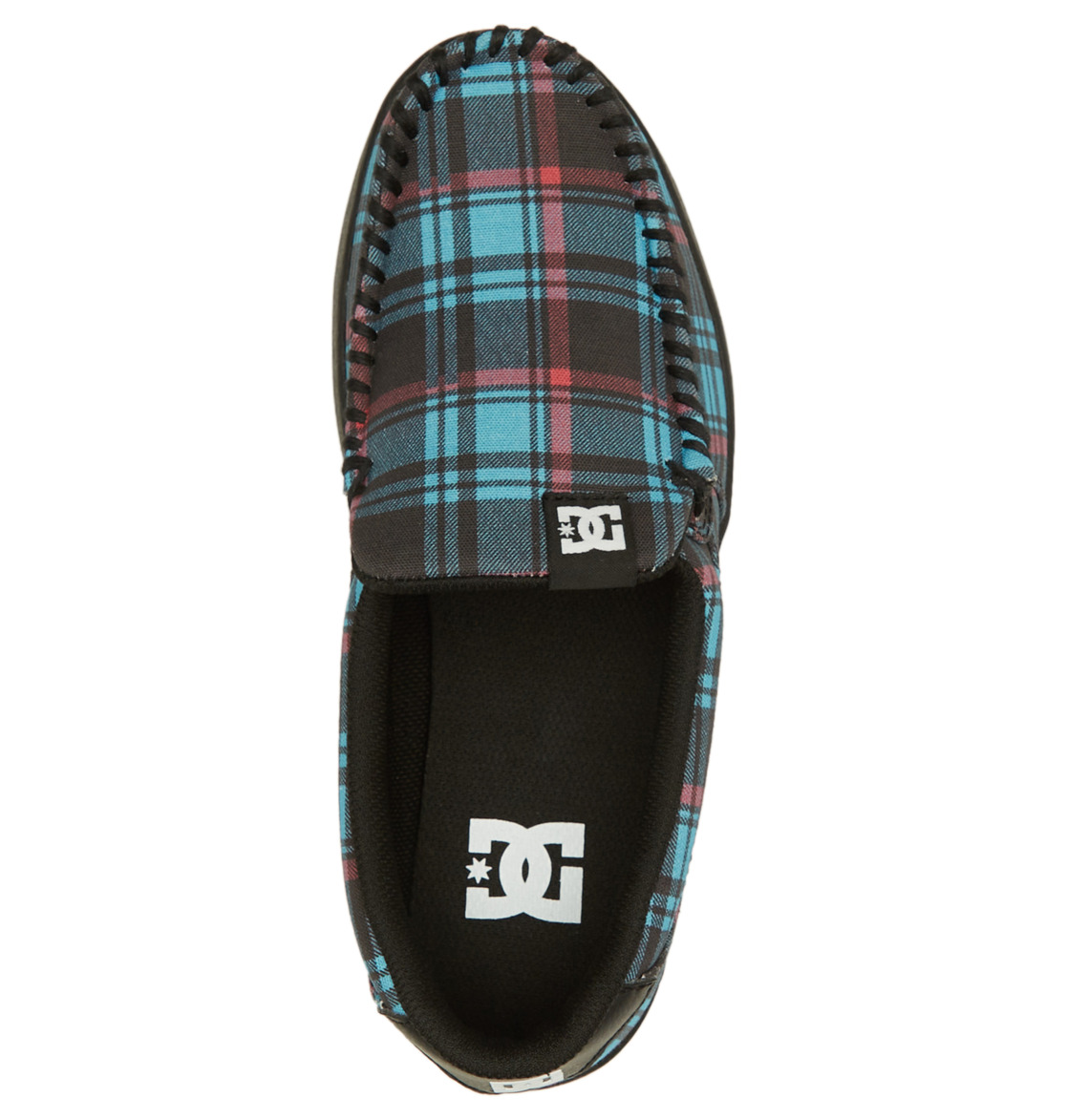 Mocassin DC Shoes Villain Bleu Femme | QAK-92946011