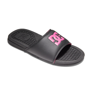 Claquette DC Shoes Bolsa Noir Rose Femme | ZSW-05307614