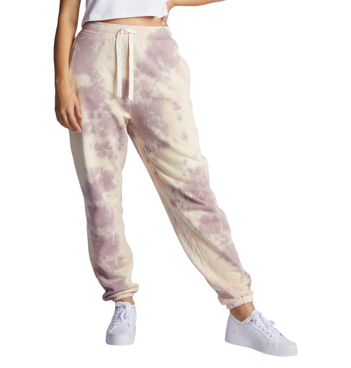 Pantalon DC Shoes Faded Violette Clair Beige Femme | LKP-60895546