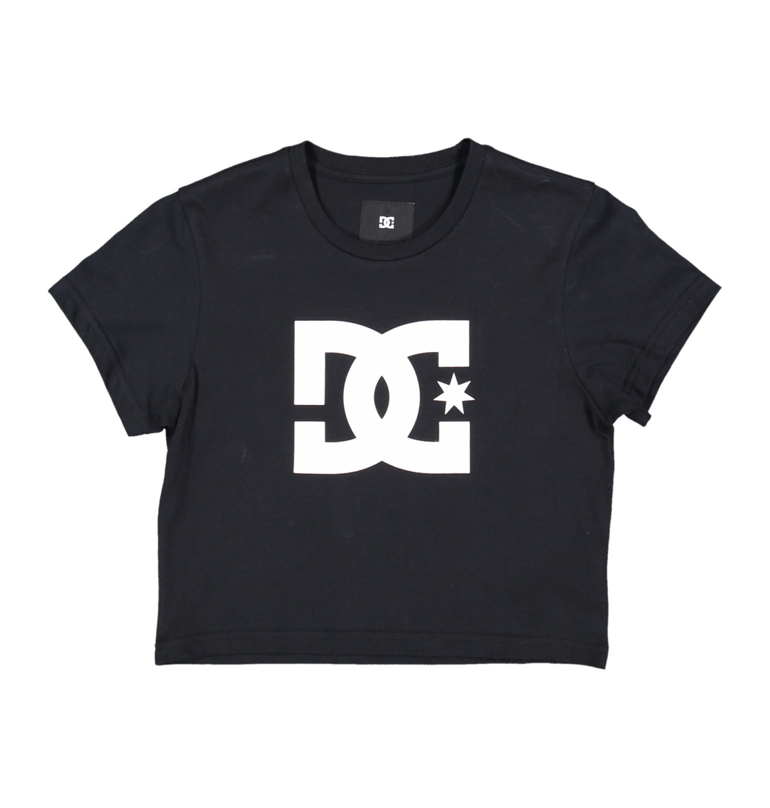 T Shirts DC Shoes DC Star Cropped Noir Femme | KDJ-40006824