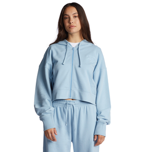 Sweat à Capuche DC Shoes Weekend Zip-Up Bleu Femme | PBS-07590066