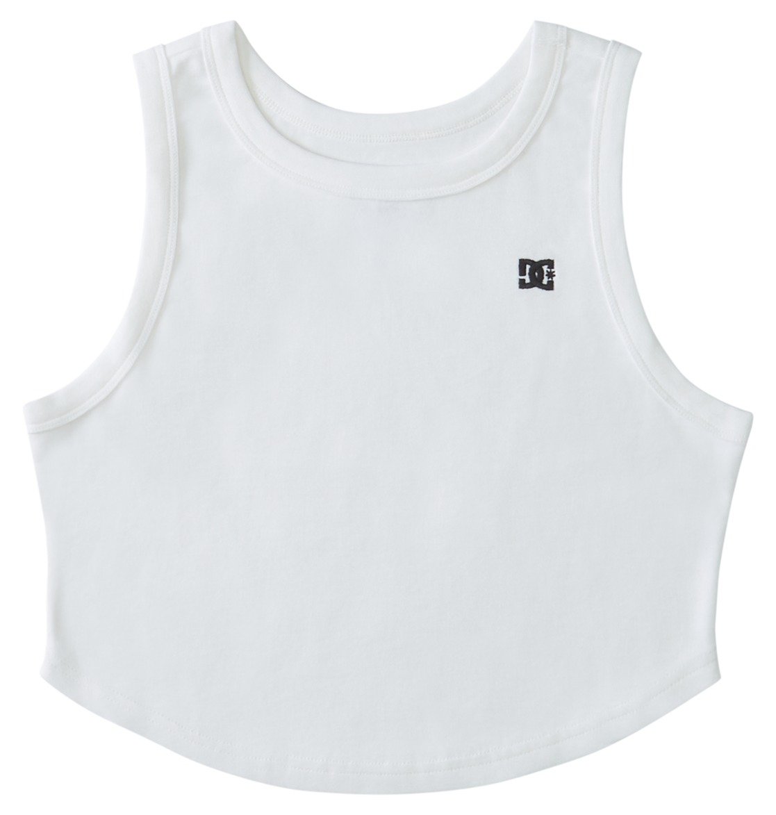 T Shirts DC Shoes Crop Tank Top Blanche Femme | SGN-31442069