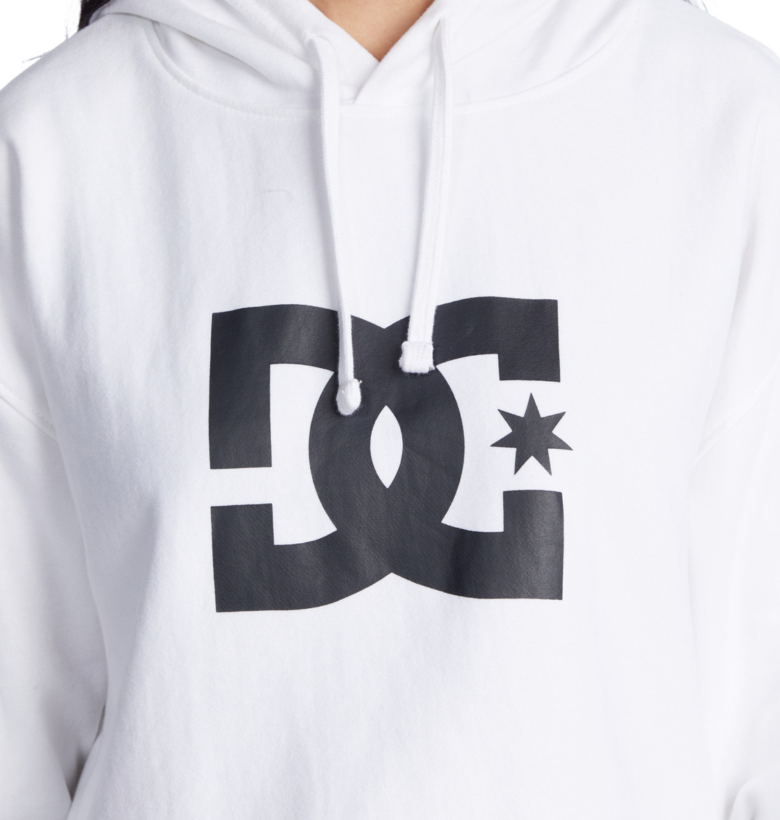 Sweat à Capuche DC Shoes DC Cropped 2 Blanche Femme | NCF-08538526