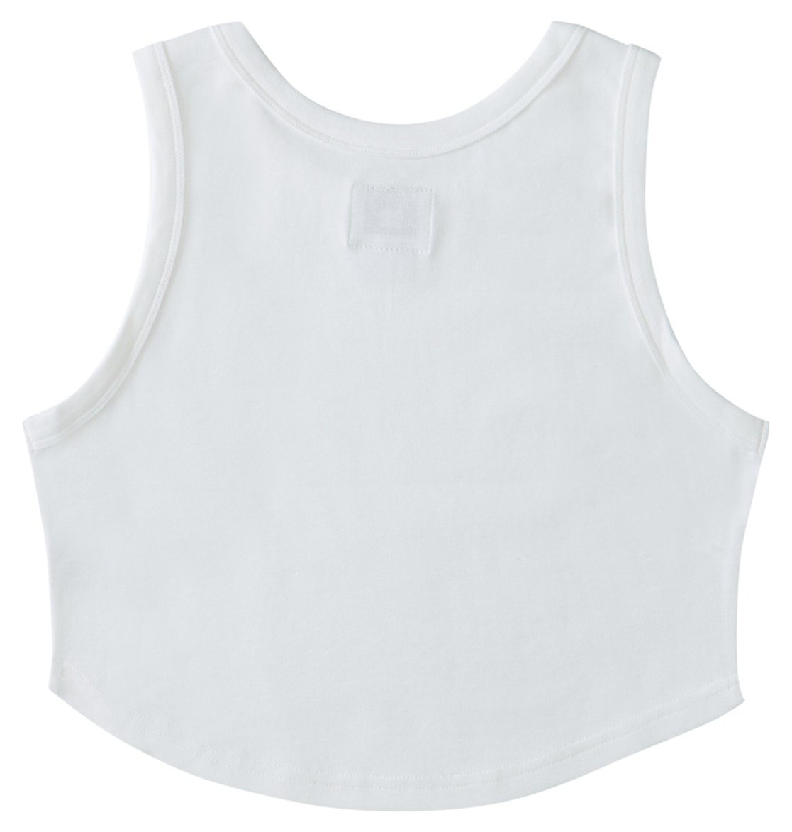 T Shirts DC Shoes Crop Tank Top Blanche Femme | SGN-31442069