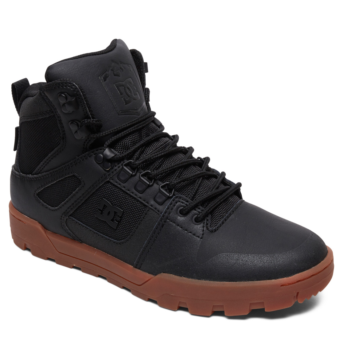 Bottes D'hiver DC Shoes Pure High-Top D'eau-Resistant Noir Homme | HUD-83522115